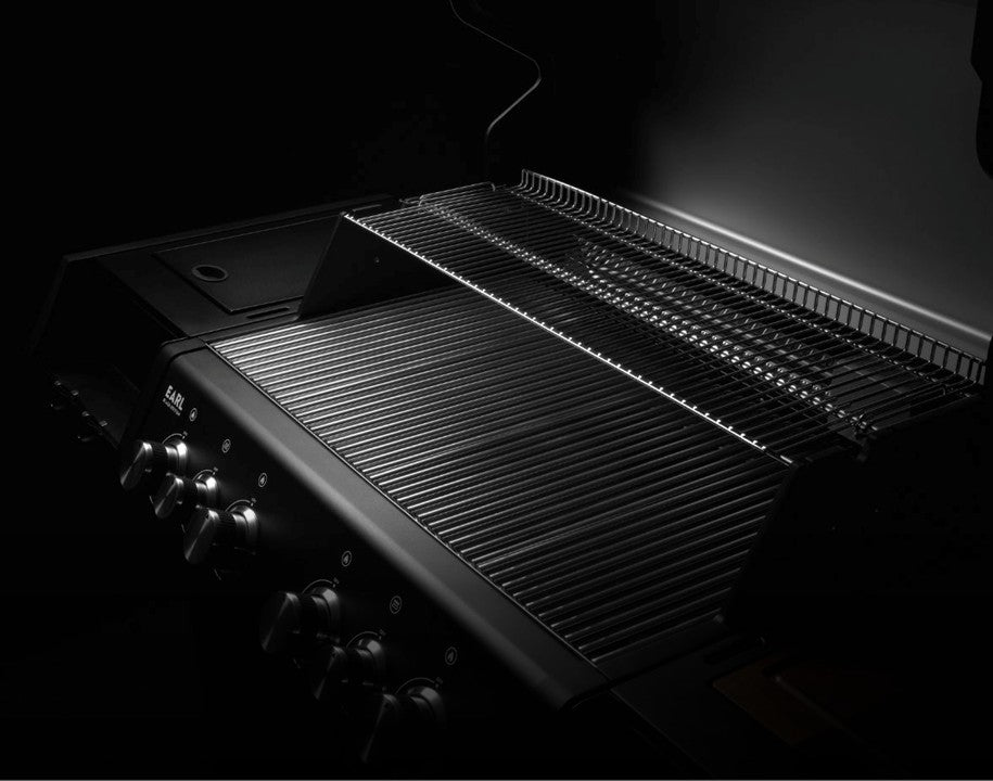 Big EARL Premium-Gasgrill mit Edelstahl Grillrosten