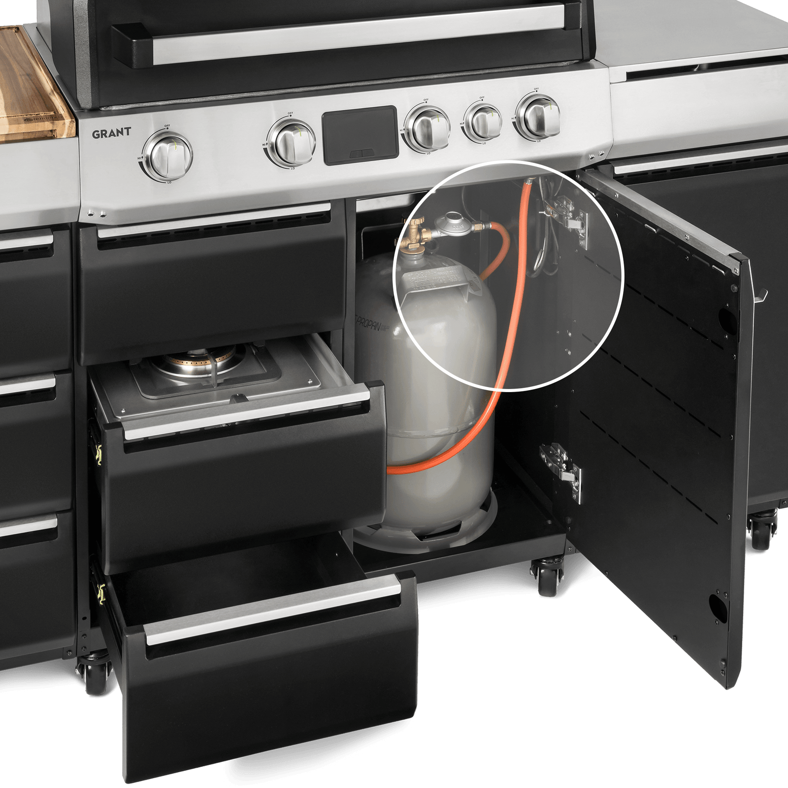 Druckregler und Schlauch für GRANT