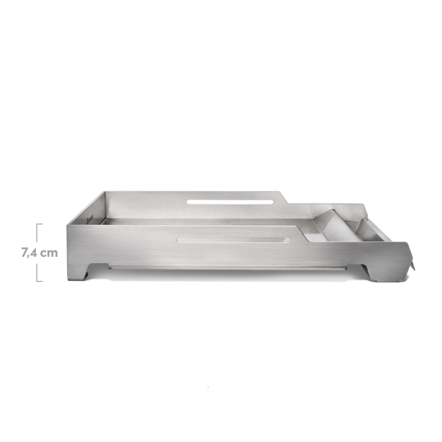 946371 Premium Plancha Seitenansicht mit Bemaßung Höhe 7,4 cm
