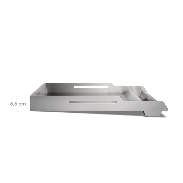 946377 Premium Plancha Seitenansicht mit Bemaßung Höhe 6,6 cm